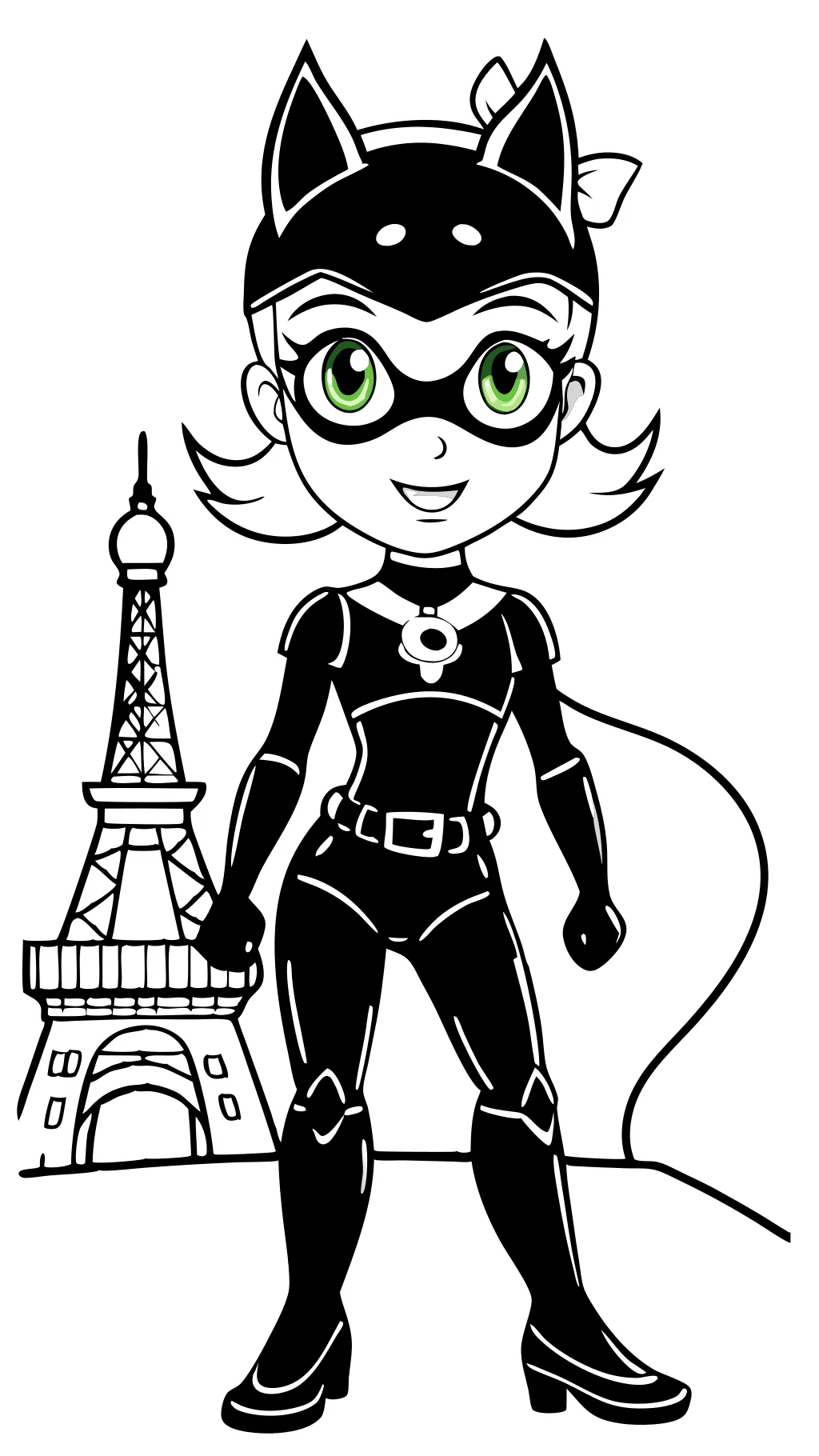 miraculous ladybug and cat noir coloring pages